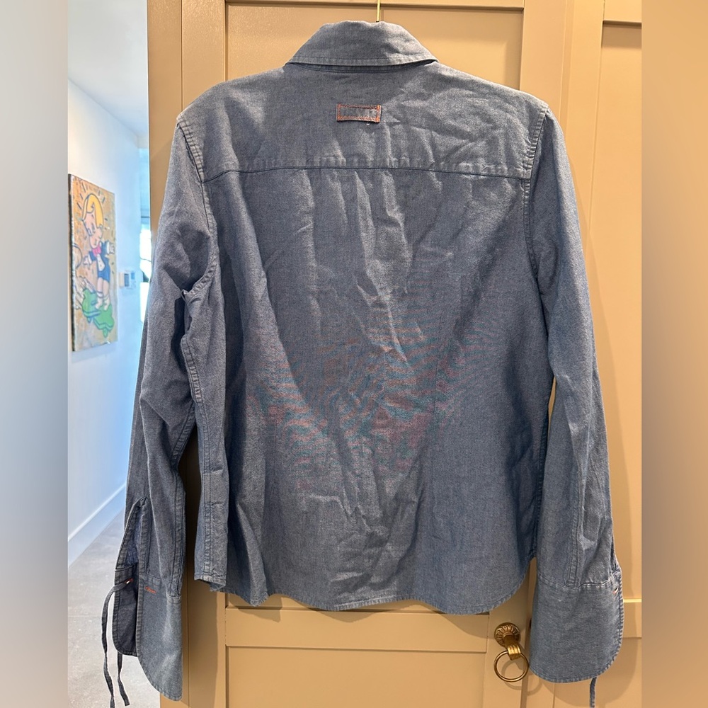 Faconnable chambray button down - image 2